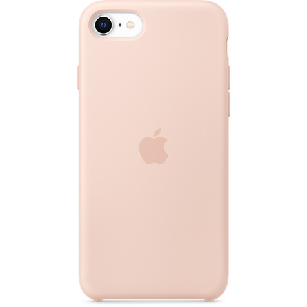 Custodia in silicone per iPhone SE - Rosa sabbia