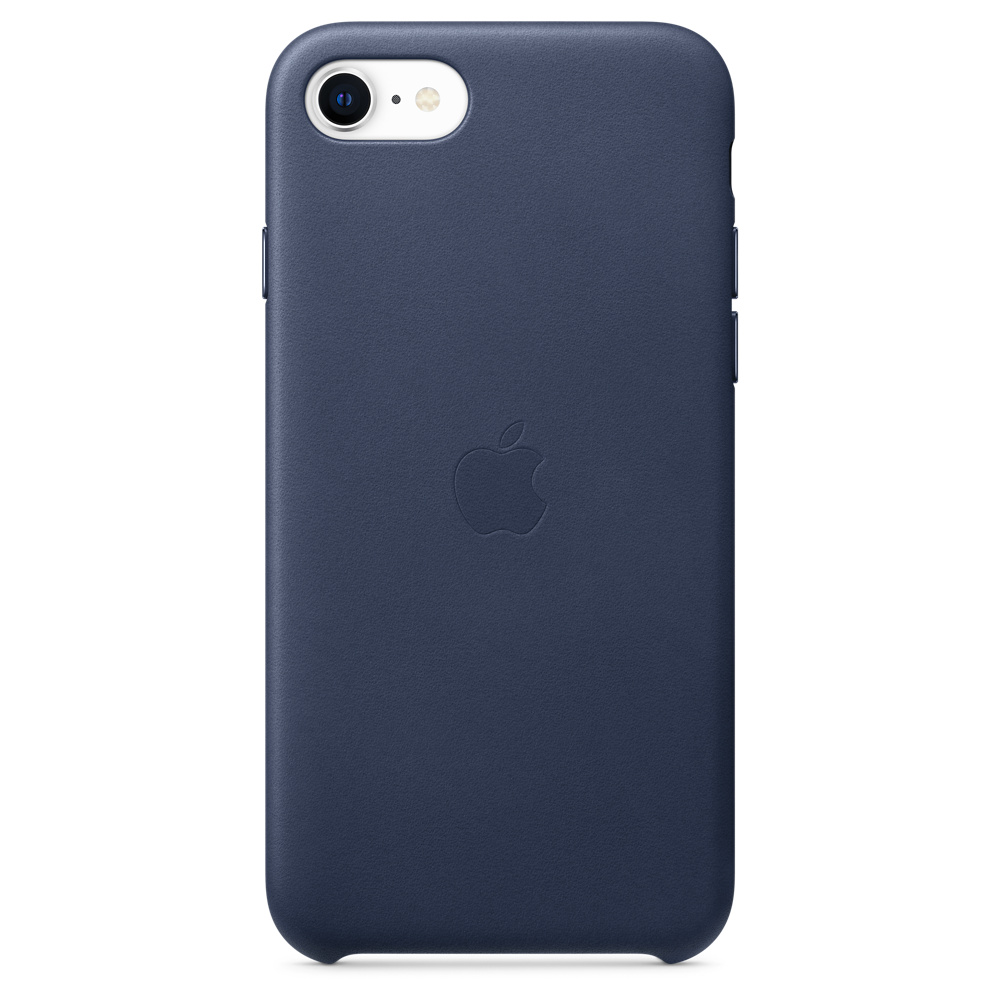 Van toepassing zijn Veroveraar Relativiteitstheorie iPhone SE Leather Case - Midnight Blue - Apple