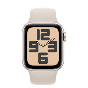 Apple Watch SE（GPSモデル）- 40mmスターライトアルミニウムケースとS  