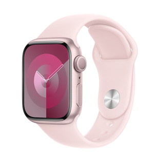 Refurbished Apple Watch Series 9 GPS, 41mm Pink Aluminum Case with 