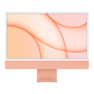 24インチiMac [整備済製品] 8コアCPUと8コアGPUを搭載したApple M1チップ、ギガビットEthernet - オレンジ