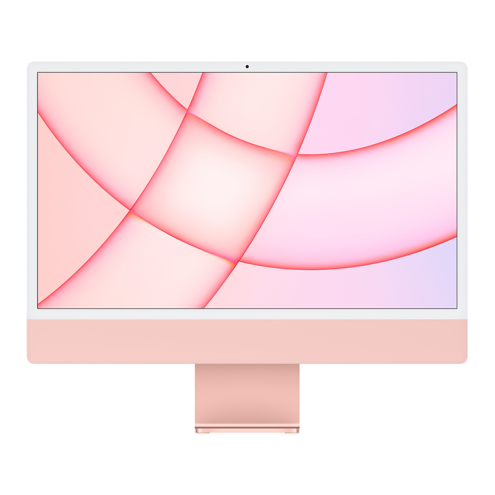 Refurbished 24-inch iMac Apple M1 Chip with 8‑Core CPU and 8‑Core GPU,  Gigabit Ethernet - Pink