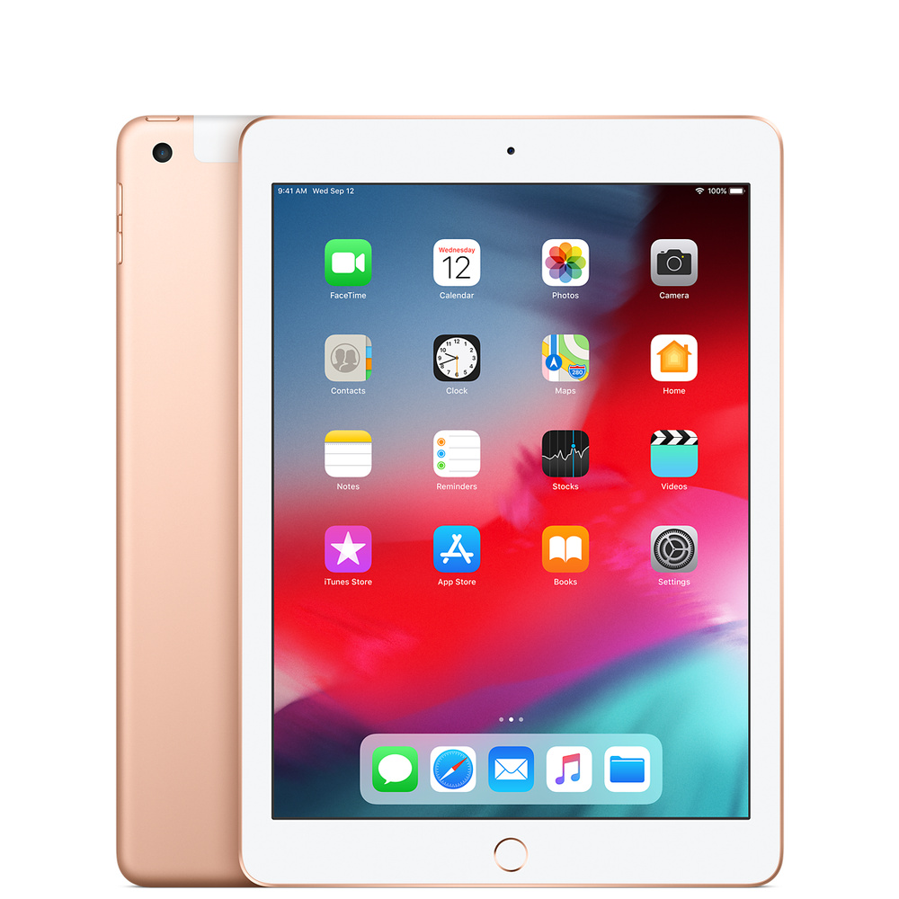 iPad Wi-Fi + Cellular 128GB - ゴールド（第6世代） [整備済製品 