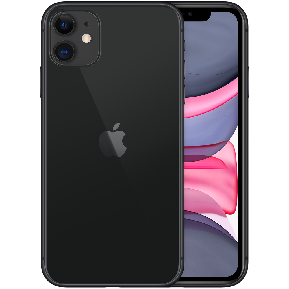 スマートフォン/携帯電話 スマートフォン本体 Refurbished iPhone 11 256GB - Black (Unlocked) - Apple
