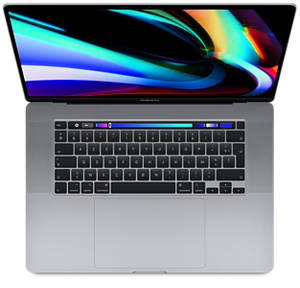 Macbook pro Avec écran Retina 16 pouces Reconditionné Avec Processeur Intel Core i7 Hexacœur à 2,6 ghz - Gris Sidéral - G0zmqfn/a